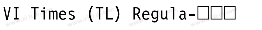 VI Times (TL) Regula字体转换